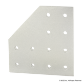 4328 - 15 Series 12 Hole - 90 Degree Angled Flat Plate