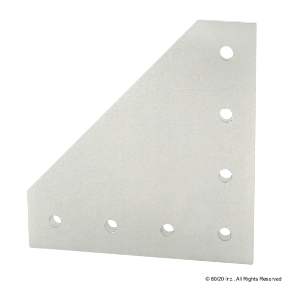 4352 - 15 Series 7 Hole - 90 Degree Angled Squared Flat Plate