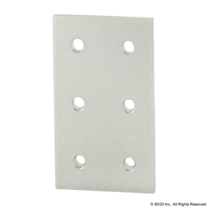 4366 - 15 Series 6 Hole - Rectangular Flat Plate